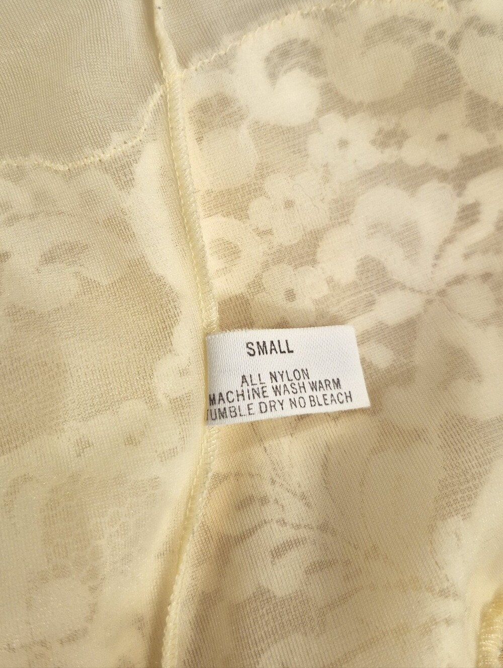 Vintage Shadowline Yellow Lace Peignoir Robe And Negligee Set - Small - Picture 8 of 10